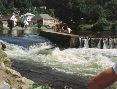 Kanoistika na Vltavě